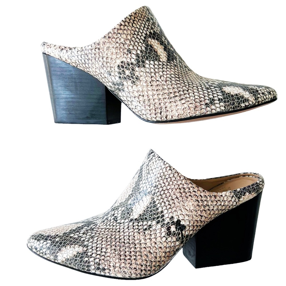 Able Rojas Snake/Python Heeled Mule | 8.5 - image 2